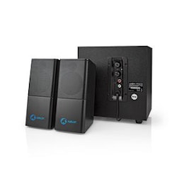 Spillhøyttalere 2.1 | USB-dreven /  3,5 mm kontakt | RMS 11 W