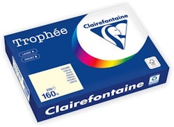 Kopipapir Throphee A4 160G kremfarget
