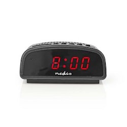 Digital vekkerklokke | Sort