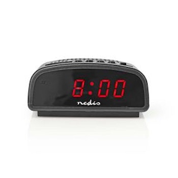 Digital vekkerklokke | Sort