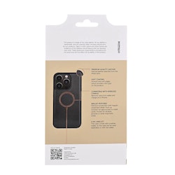 Lommebokdeksel iPhone 15 Pro | 2-i-1 | Sort
