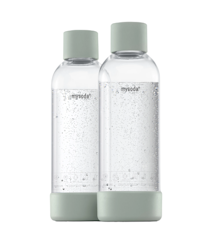 Mysoda 1L vannflaske, 2-pack
