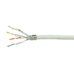 Installasjonskabel CAT6 CCA EconLine, S/FTP, hvit, 100 m