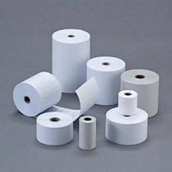 Kvitteringsruller for Izettle / zettle 80mm x 80mm x 12mm 75m. 48 gr. 1stk