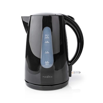 Vannkoker Roterbar 360° 1,7l Sort