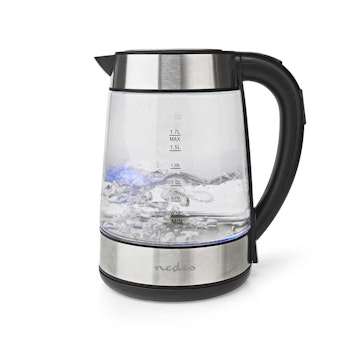 Vannkoker m/ temperaturindikator | Glass | 1.7l