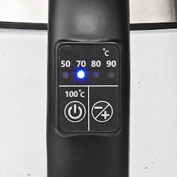 Vannkoker m/ temperaturindikator | Glass | 1.7l