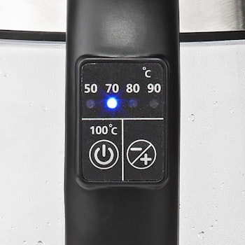 Vannkoker m/ temperaturindikator | Glass | 1.7l