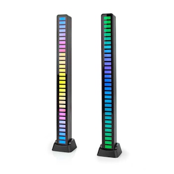 Spilllys RGB | Batteridrevet | Sort