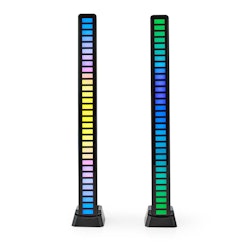 Spilllys RGB | Batteridrevet | Sort