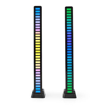 Spilllys RGB | Batteridrevet | Sort