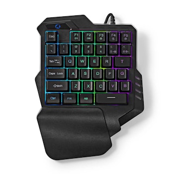 Enhånds Gamingtastatur | Kablet | Sort