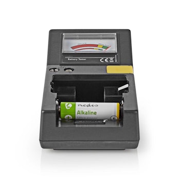 Batteritester | 9V - AA - AAA - Knappecelle - C - D | Sort