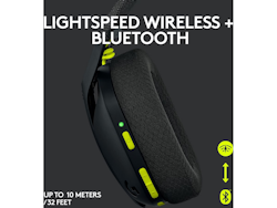 Logitech Lightspeed Gaming Headset |  Trådløs & Bluetooth | G435