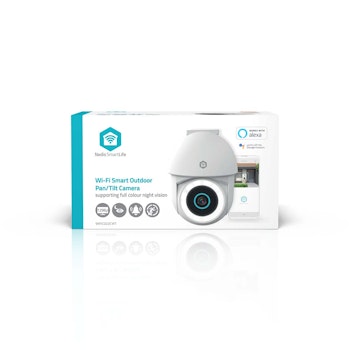 SmartLife Utendørs kamera | Wi-Fi | 1296p | IP65 | Panorering / vipping | Søkelys | Sensor | Nattsyn