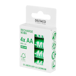 LR6/AA Ultimate Ni-Mh Batteri | Oppladbar | 2300mAh | 4stk