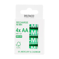 LR6/AA Ultimate Ni-Mh Batteri | Oppladbar | 2300mAh | 4stk