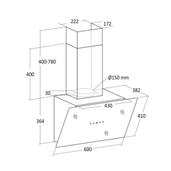 Scandomestic Innebygd ventilator | EMV660