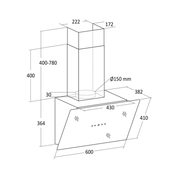 Scandomestic Innebygd ventilator | EMV660