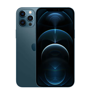 Defekt donortelefon for reparasjoner - Iphone 12 pro max blå/grønn