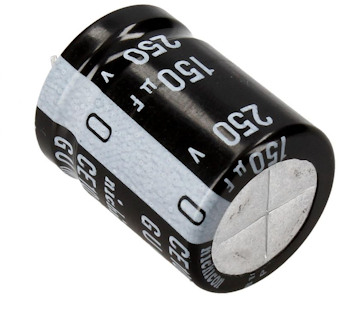 Elko radial | 150UF-250V | 105° | 22 mm x 25 mm | Snap-in