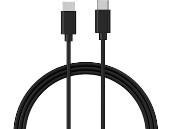 USB-C kabel | Hann-hann (M-M) | 1m | Sort