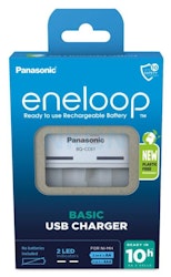 USB Batterilader til 4x AA/AAA-batterier