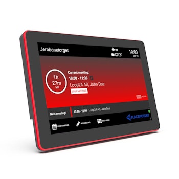 Loop24 LoopMeeting, 10,1" LED Room Booking Touch Panel (1280x800). LAN (POE), Wi-fi & Perpetual license (Lifetime, no annual cost) (LM1056T-LED)