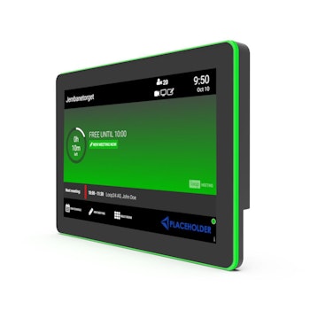 Loop24 LoopMeeting, 10,1" LED Room Booking Touch Panel (1280x800). LAN (POE), Wi-fi & Perpetual license (Lifetime, no annual cost) (LM1056T-LED)