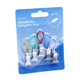 Håndkleklips | 5pk