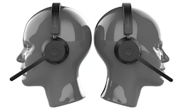 Bluetooth hodesett med Teams-støtte og ladestasjon | Sort