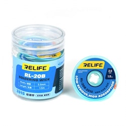RELIFE RL-20B Loddelisse (Desoldering Wick) 3.5 mm 1.5 m | 5 stk