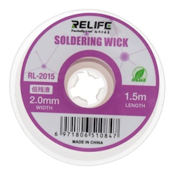 RELIFE RL-2015 Loddelisse (Desoldering Wick) 1.5 m * 2.0 mm