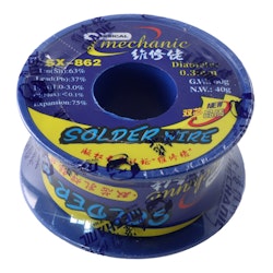 SX862 Loddetinn (Double Rosin Hole Solder wire) | 0.3 mm | 60 g