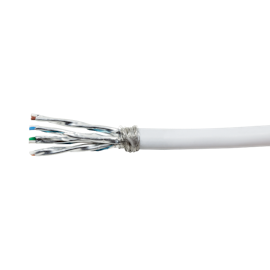 Patchkabel PrimeLine Cat.7, S/FTP, hvit, 50 m