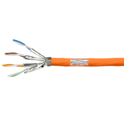 Installasjonskabel PrimeLine Cat.7, S/FTP, oransje, 200 m