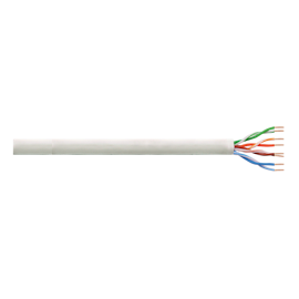 Patchkabel CAT6 CCA EconLine, U/UTP, Grå, 100 m