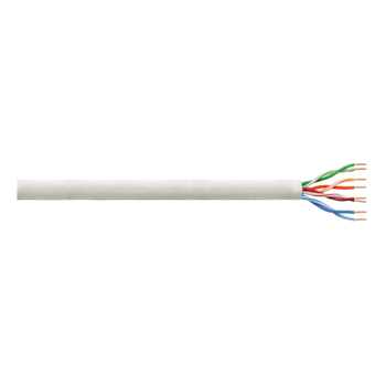 Patchkabel CAT6 CCA EconLine, U/UTP, Grå, 100 m