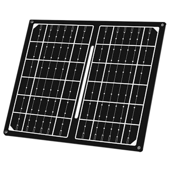 Sammenleggbart solcellepanel med powerbank-modul 7 W, IP65, USB-A