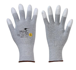 ESD-hansker med PU på fingertuppene (Str. 11/XXL)