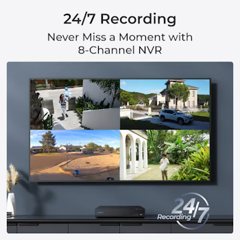 NVS8 8-Channel 4K UltraHD PoE Video Recorder (NVR)
