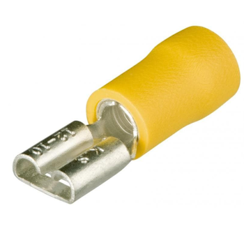 Gul kabelsko isoliert 6,3 mm