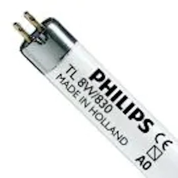 Philips MASTER Super 80 T5 Short 8W – 830 Varm Hvit | 29 cm