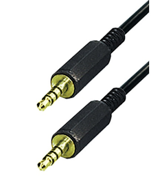 3,5 mm jack hann 4-pol til 3,5 mm jack hann 4-pol (M–M), 2 m