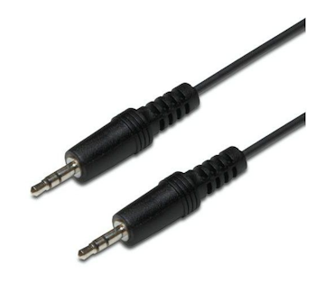 3,5 mm jack hann til 3,5 mm jack hann (M–M), "Ultra slim", 10 m