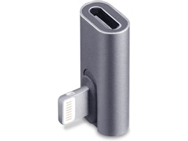 Lightning til USB-C-adapter (grå) 27W, vinklet, for iPhone, iPad eller Mac