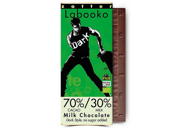 Mjölkchoklad "Utan socker" 70/30