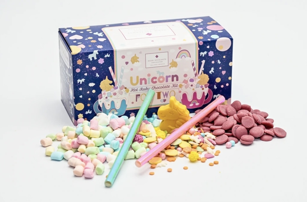 Unicorn Hot Chocolate Kit för två