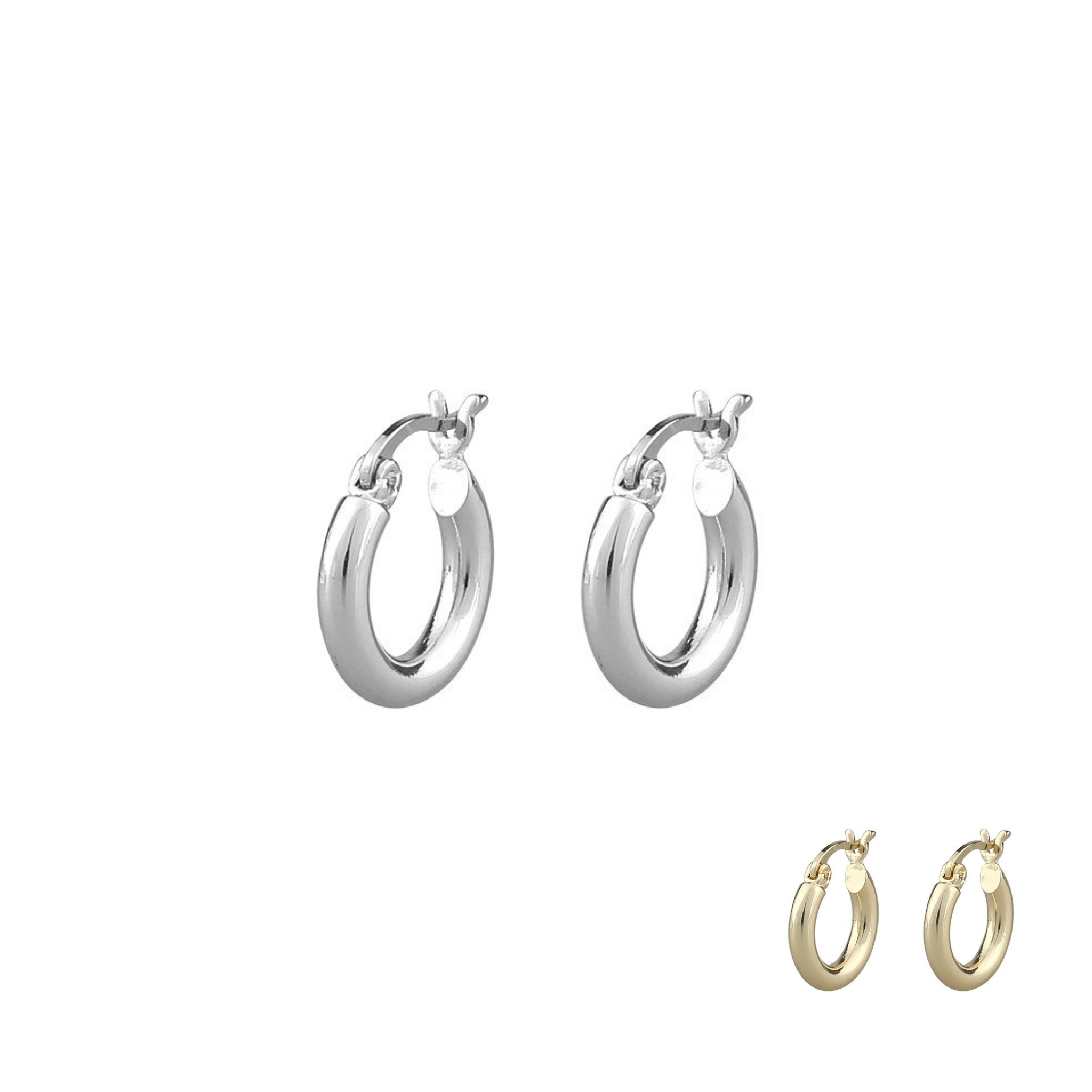 Minna Ring Earring Silver/ Gold