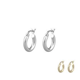 Minna Ring Earring Silver/ Gold